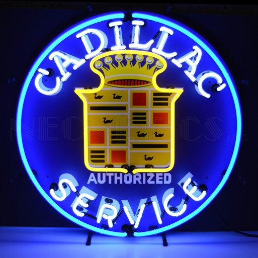 Cadillac service - 60 CM neon sign - Auto - GM