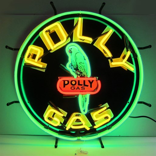 Polly gas - 60 CM neon sign - Auto - Gas